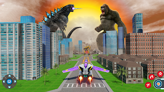 Gorilla War Robot Car Games - Screenshot 1