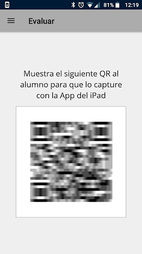 Android application UFV Tutores screenshort