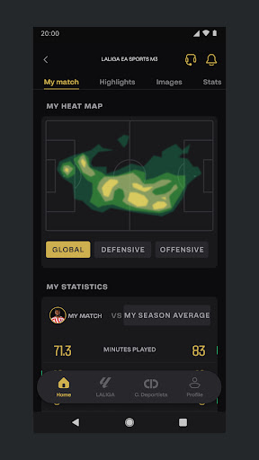 Players by LALIGA & CD Screen 3