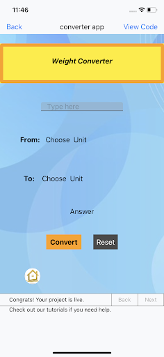 Simplified Converter Screen 2