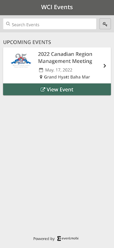 WCI Events Screen 3