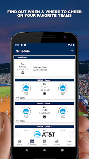 NCAA Womens CWS Screen 2