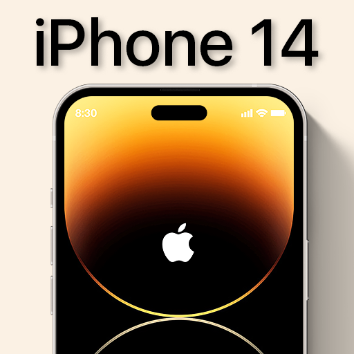 iPhone 14 theme, launcher logo