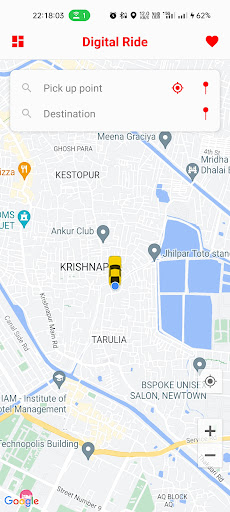 Android application Digital Ride screenshort