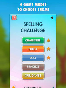 Zrzut ekranu z gry Spelling Challenge PRO