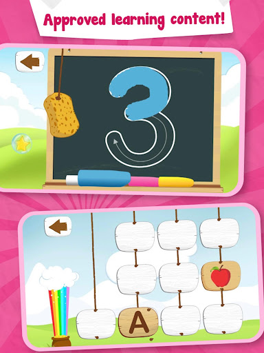 Screenshot of Preschool Alphabet & Numbers