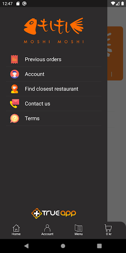 Moshi Moshi App Screen 2
