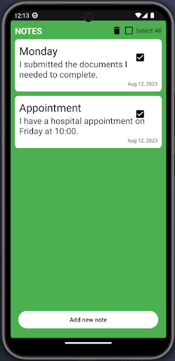 Y Note Screen 3