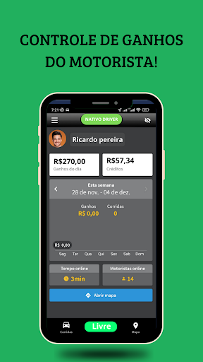 Android application Nativo Driver - Motorista screenshort