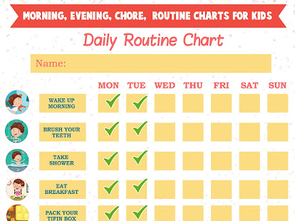 Kids Routine Daily Activities - Day & Night Chores apkdebit screenshots 12