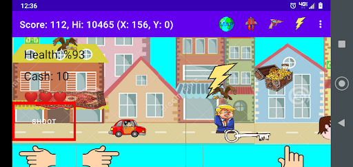 Android application Donald Jump screenshort