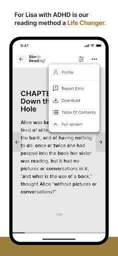 Bionic Reading® Screen 3