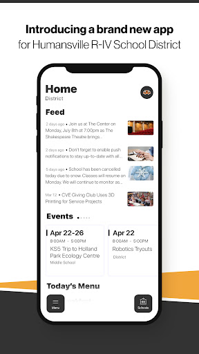 Android application Humansville Schools screenshort