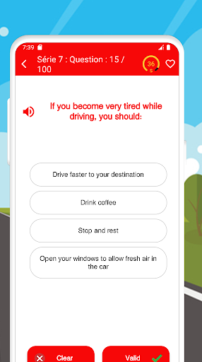 Ontario G1 Driving Test Screen 3