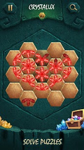 Crystalux: Zen Match Puzzle MOD APK (Vô Hạn Gợi Ý, Mở Khóa) 1