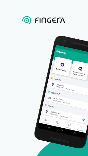 Android application Fingera screenshort
