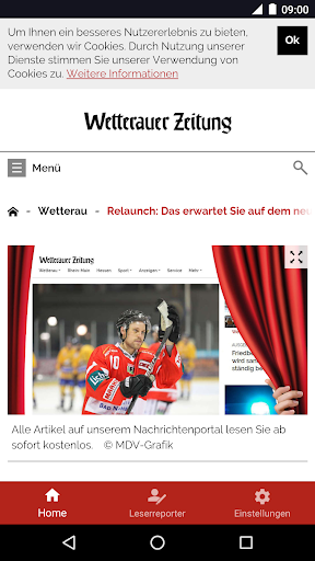 Wetterauer Zeitung News Screen 3