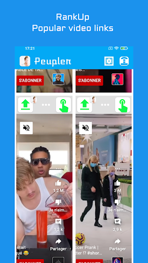 Android application Videos and Friends screenshort