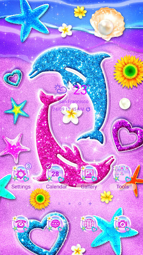 Android application Summer Glitter - Wallpaper screenshort