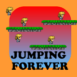 Jumping forever icon