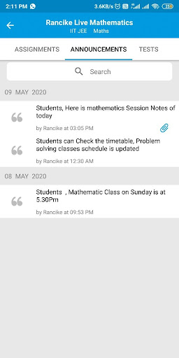 Live Learning Screen 3