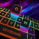 Neon LED Keyboard: Emoji, Font