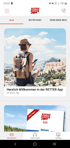Android application Retter Reisen App screenshort