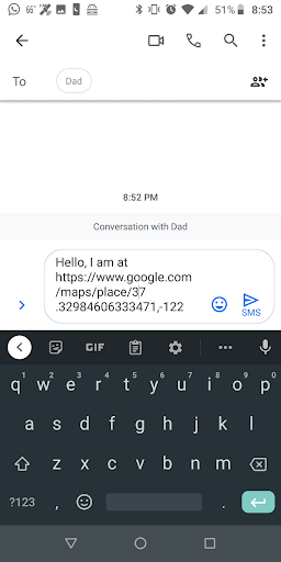 See My Location Share my locat
