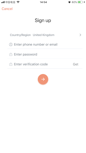 Android application WeBack screenshort
