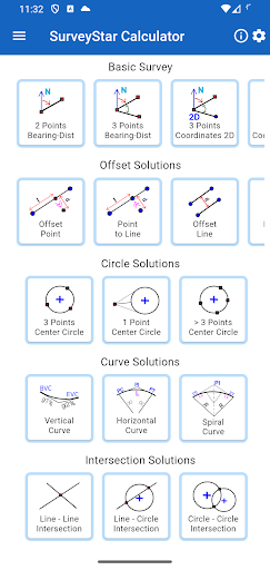 Android application SurveyStar Calculator screenshort