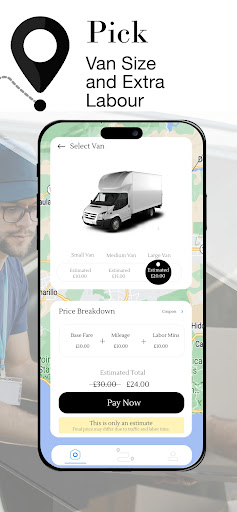 Courrier UK: Movers & Delivery Screen 3