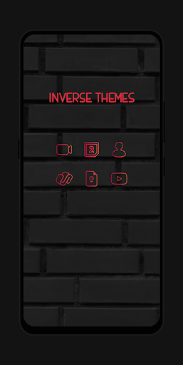 Red - Line Icon Pack Screen 2