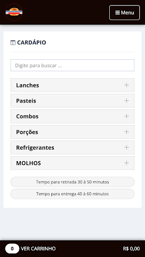 Fradique Burguer Screen 2