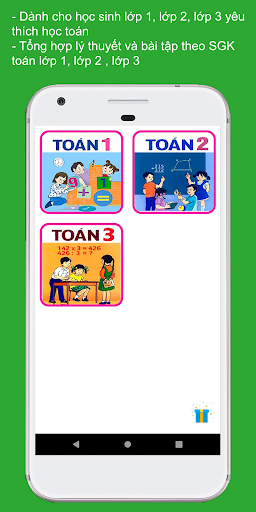 Android application TOÁN 1 2 3 - TOÁN LỚP 1 2 3 screenshort