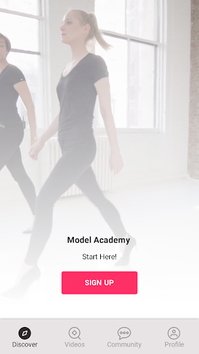 Android application Model Academy screenshort
