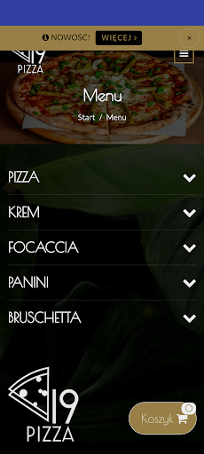 Android application 19 Pizza screenshort