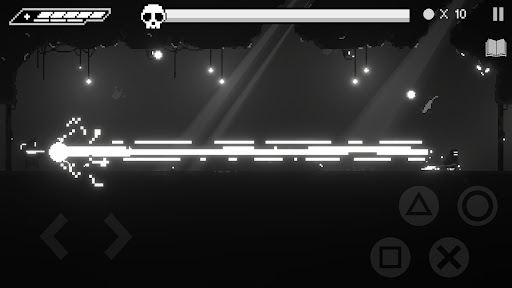 Android application Narrow Dark Cave 2d pixel game screenshort