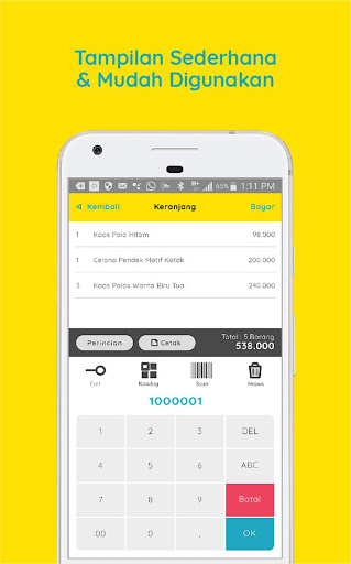 OKEO POS Screen 2