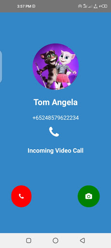 Tom  Angela Fake Call- fake video call