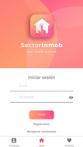 Android application SectorInmob screenshort