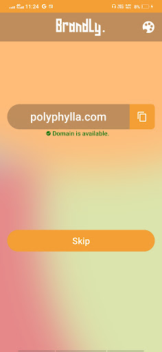 Brandly - AI Company Name Idea Screen 3
