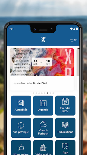 Android application Ville de Forbach screenshort