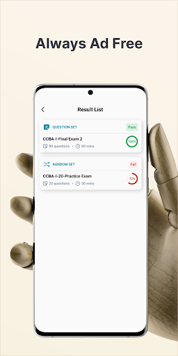 CCBA Exam Simulator Screen 3