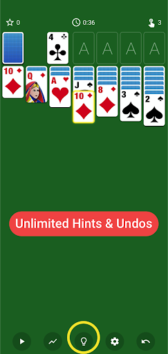 Android application Solitaire - Single player card screenshort