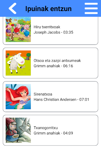 Ipuinak Entzun Screen 3