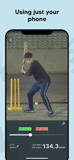 Bowling speed Meter - accurate screenshot 1