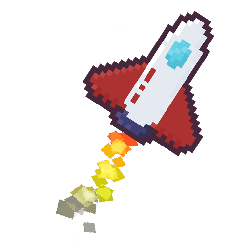 Pixel Rocked 2D - Space Game logo