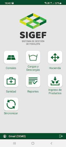 SIGEF Screen 2