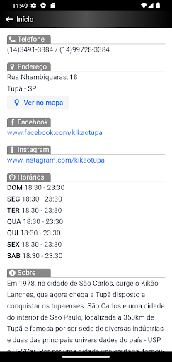 Kikão Lanches Tupã Screen 3