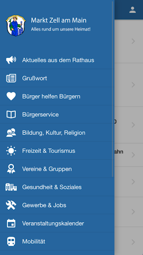 Android application Markt Zell am Main screenshort